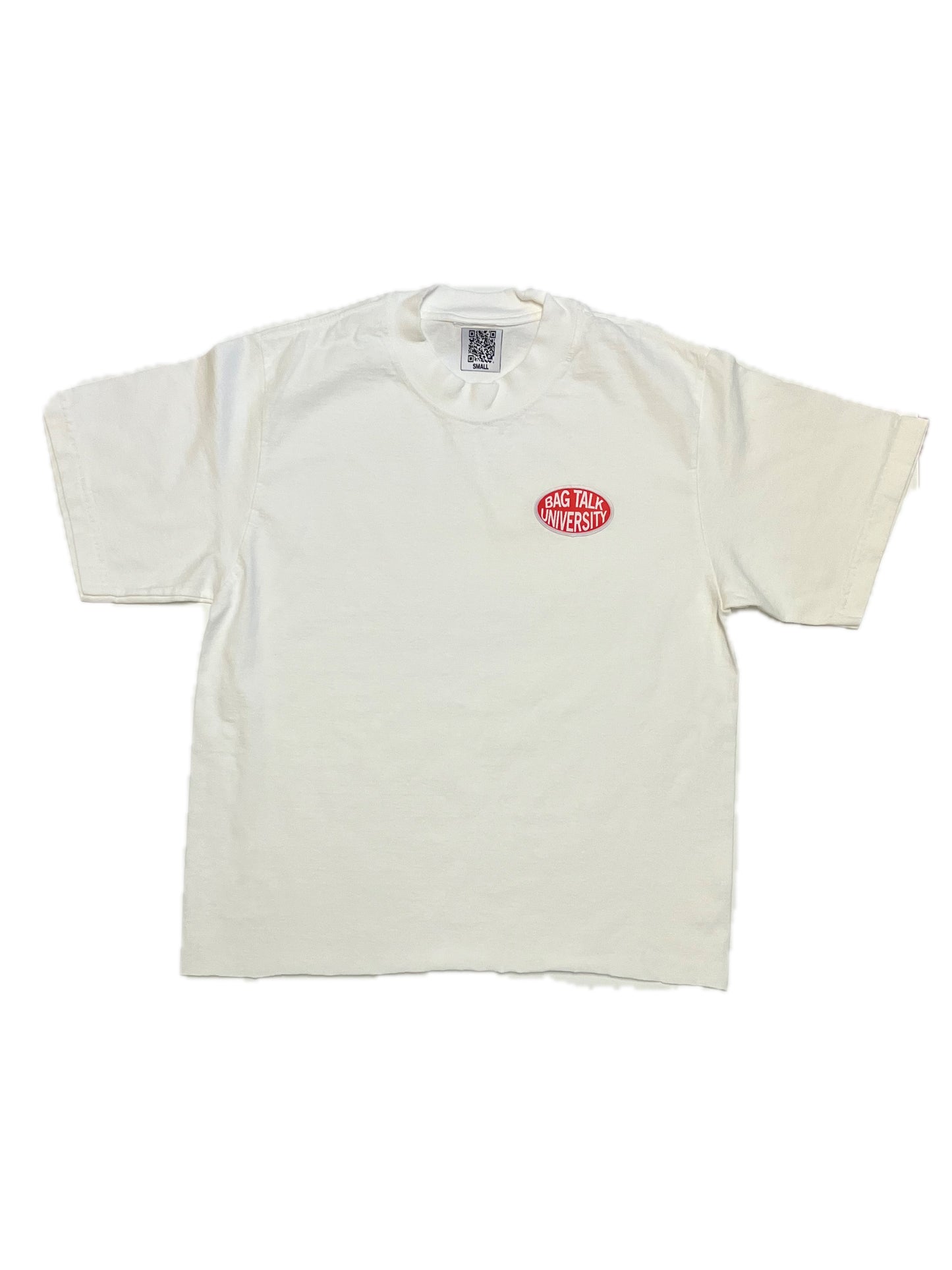 Bag Talk Patched Tee (White)