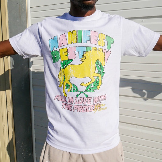 Manifest Destiny White Tee